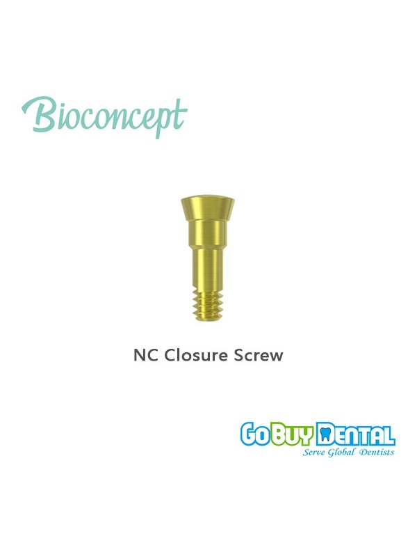 Straumann compatible NC Closure Screw, Height 0(121010)