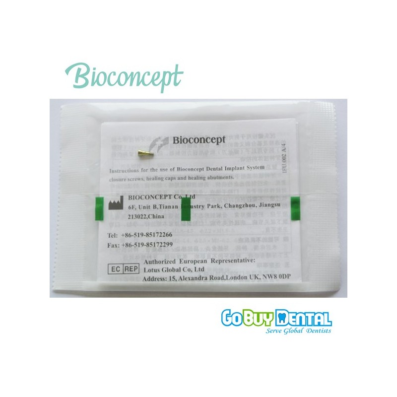 Straumann compatible Bone Level Implants NC Closure Screw, height 0.5mm