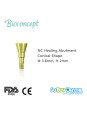 Straumann compatible NC Healing Abutment., conical, Diameter 3.6, Height 2