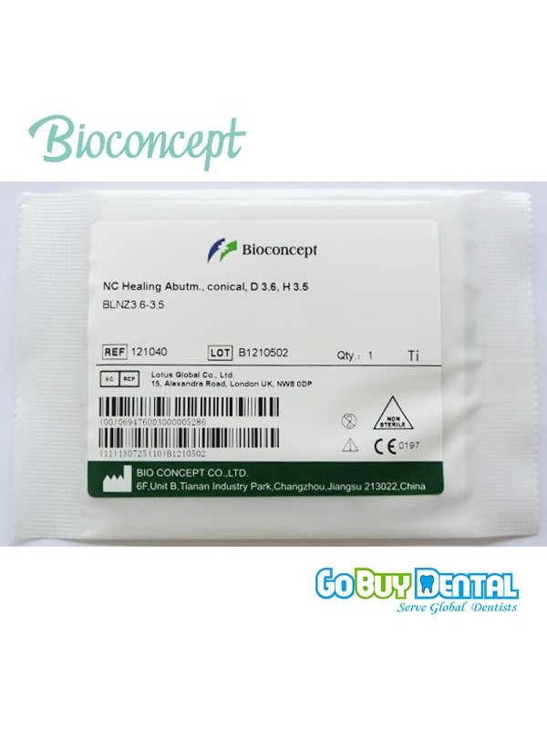 Straumann compatible NC Healing Abutment, conical, Edit: NC Healing Abutment, conical, 
