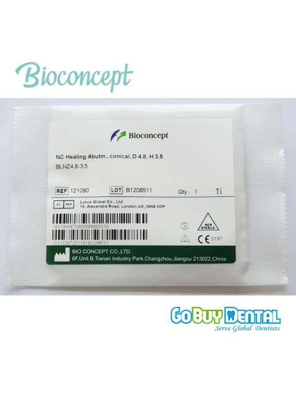 Straumann compatible NC Healing Abutment, conical, Diameter 4.8, Height 3.5
