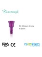 Straumann compatible RC Closure Screw hieght 0 in Gobuydental