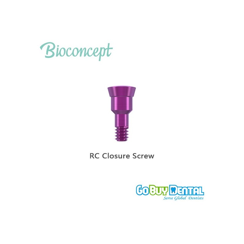 Straumann compatible RC Closure Screw hieght 0 in Gobuydental