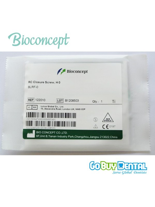 Straumann compatible RC Closure Screw hieght 0 in Gobuydental