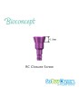 Straumann compatible Bone Level RC Closure Screw, Height 0.5mm
