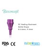 Straumann compatible RC Healing Abutment, bottle shape, Ø4.4mm, H 4mm