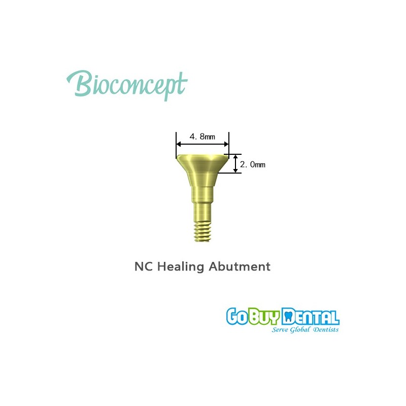 NC Healing Abutment., conical, Diameter 4.8, Height  2.0  