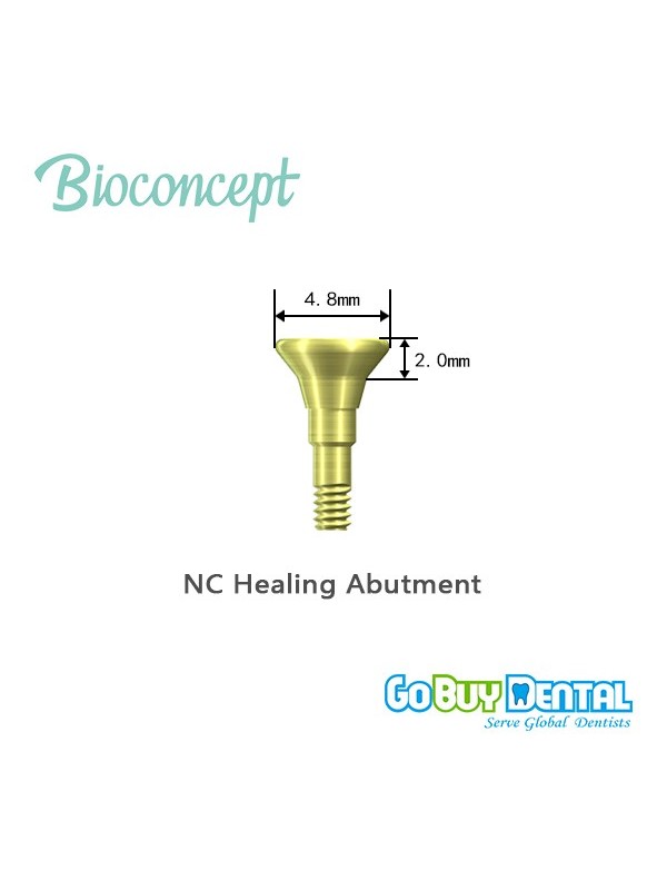 NC Healing Abutment., conical, Diameter 4.8, Height  2.0  
